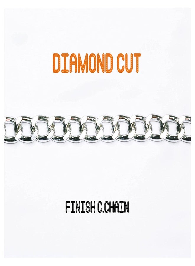 KittuPet Chrome Plated Stainless Steal Choke Chain Dog Training Collar (Diamond Cut 8 No., 18 Inch) - Image 5